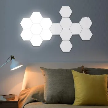 LED Touch Hexagonal Room Lighting Decoration Creative DIY Christmas Day Quantum Lighting Magnetic Sensor Indoor Night Light
LED Touch Hexagonal Room Lighting Decoration Creative DIY Christmas Day Quantum Lighting Magnetic Sensor Indoor Night Light