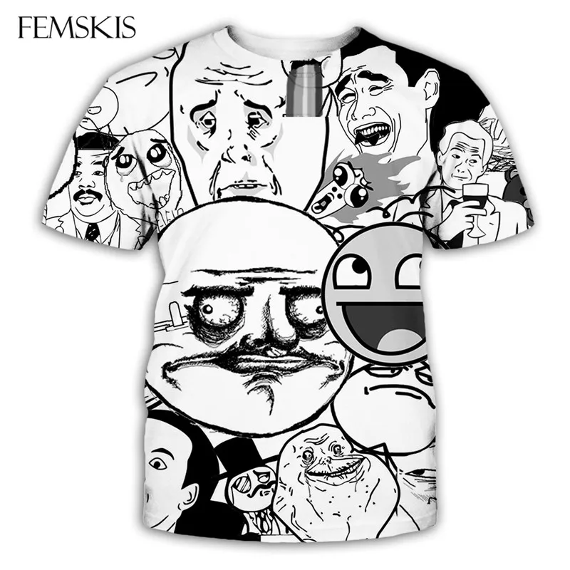 FEMSKIS Unisex Anime Funny Summer T Shirt 3D Printed T-shirts Men Women Casual Short Sleeve Harajuku Streetwear Cartoon Top Tee
FEMSKIS Unisex Anime Funny Summer T Shirt 3D Printed T-shirts Men Women Casual Short Sleeve Harajuku Streetwear Cartoon Top Tee