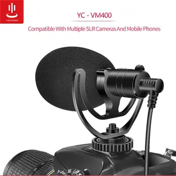 YC-VM400 Cardioid Shotgun Microphone 3.5mm Headphone TRS TRRS Output for Smartphone Tablets DSLR Consumer Camcorder PC
YC-VM400 Cardioid Shotgun Microphone 3.5mm Headphone TRS TRRS Output for Smartphone Tablets DSLR Consumer Camcorder PC