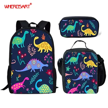 WHEREISART Dino Dinosaur School Bags for Kids Boys Kindergarten Children Backpack Sets Cartoon Design Students School Supplies
WHEREISART Dino Dinosaur School Bags for Kids Boys Kindergarten Children Backpack Sets Cartoon Design Students School Supplies