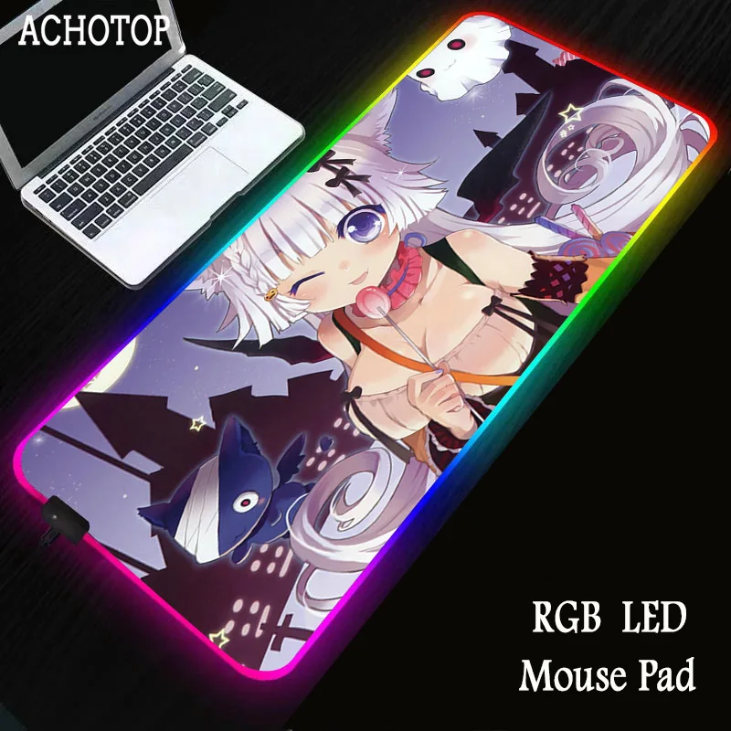 Sexy Girl 900x400/350X600mm Anime RGB Large Gaming Mouse Pad LED Lighting Mousepad Gamer Computer Desk Mat Pad
Sexy Girl 900x400/350X600mm Anime RGB Large Gaming Mouse Pad LED Lighting Mousepad Gamer Computer Desk Mat Pad