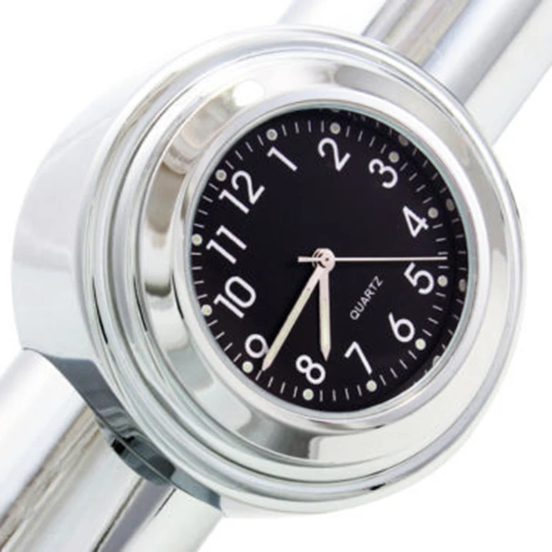 7/8" Motorcycle Handlebar Mount Quartz Clock Handlebar Schedule Universal Chrome Aluminum Car Clock Handlebar Table Luminous
7/8" Motorcycle Handlebar Mount Quartz Clock Handlebar Schedule Universal Chrome Aluminum Car Clock Handlebar Table Luminous