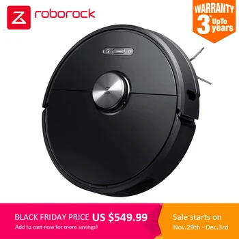 EU/CZ/RU Stock 2019 Roborock Newest Black S6 Robot Vacuum Cleaner Automatic Sweeping Dust Sterilize Smart Plan Washing Mopping
EU/CZ/RU Stock 2019 Roborock Newest Black S6 Robot Vacuum Cleaner Automatic Sweeping Dust Sterilize Smart Plan Washing Mopping