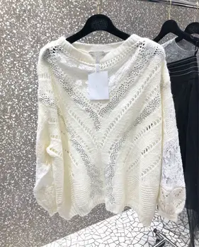 2019 Autumn New Lace Stitching Mohair Loose Versatile Openwork Sweater Women Free Shipping Worldwide One Size
2019 Autumn New Lace Stitching Mohair Loose Versatile Openwork Sweater Women Free Shipping Worldwide One Size