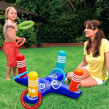 Kids Outdoors Summer Toys Swimming Pool Play Water Ferrule Ring Inflatable Cross Ring Toss Toys for Children Interactive Game
Kids Outdoors Summer Toys Swimming Pool Play Water Ferrule Ring Inflatable Cross Ring Toss Toys for Children Interactive Game