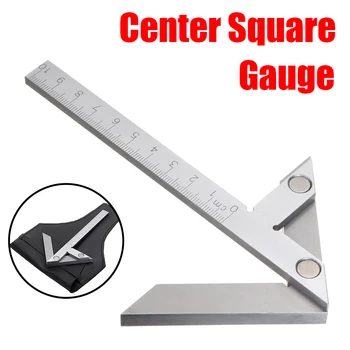 100x70mm Carbon Steel Center Gauge Centering Square Angle Gaging Protractor Ruler Center Finder Precision Measure Tool
100x70mm Carbon Steel Center Gauge Centering Square Angle Gaging Protractor Ruler Center Finder Precision Measure Tool