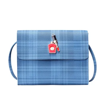 New Style Plaid Vintage Square Crossbody Bag PU Leather Messenger Bag Clutch Hobos Girl's Phone Bag
New Style Plaid Vintage Square Crossbody Bag PU Leather Messenger Bag Clutch Hobos Girl's Phone Bag