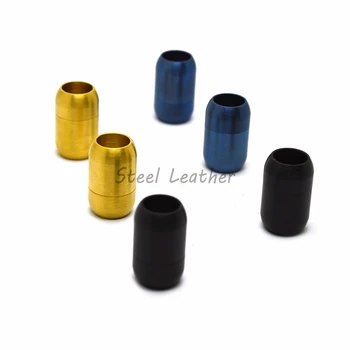 Custom Logo 10pcs/lot Hole:6/8mm Steel Magnetic Clasp Black 316L Stainless Steel Magnet Buckles Leather Bracelet Accessories 
Custom Logo 10pcs/lot Hole:6/8mm Steel Magnetic Clasp Black 316L Stainless Steel Magnet Buckles Leather Bracelet Accessories