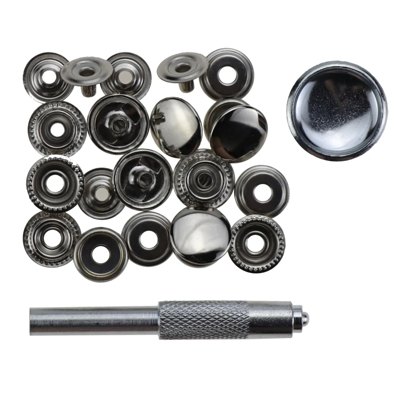 6 sets of four-button buckle installation punching tool DIY accessories metal button denim decorative button rivet picture
6 sets of four-button buckle installation punching tool DIY accessories metal button denim decorative button rivet picture