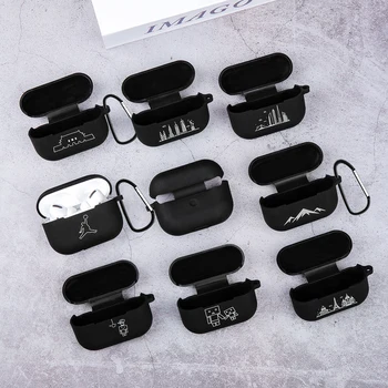 Soft Protective Case For Apple Airpods Pro 2019 Bluetooth Earphone Black Pattern TPU Shell Headset Cover with Hook For Airpods 3 
Soft Protective Case For Apple Airpods Pro 2019 Bluetooth Earphone Black Pattern TPU Shell Headset Cover with Hook For Airpods 3
