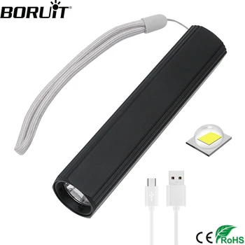 BORUiT D66 LED Flashlight High Power 1000LM T6 Torch Rechargeable Power Bank Lantern 5-Mode Hunting Lamp Fishing Light
BORUiT D66 LED Flashlight High Power 1000LM T6 Torch Rechargeable Power Bank Lantern 5-Mode Hunting Lamp Fishing Light