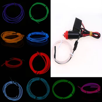 Car Neon Light 5m Car Flexible Neon Light El Strip Tube Wire 10 Colors 12V Inverter Las Luces Luzes Leuchten Verlichting
Car Neon Light 5m Car Flexible Neon Light El Strip Tube Wire 10 Colors 12V Inverter Las Luces Luzes Leuchten Verlichting