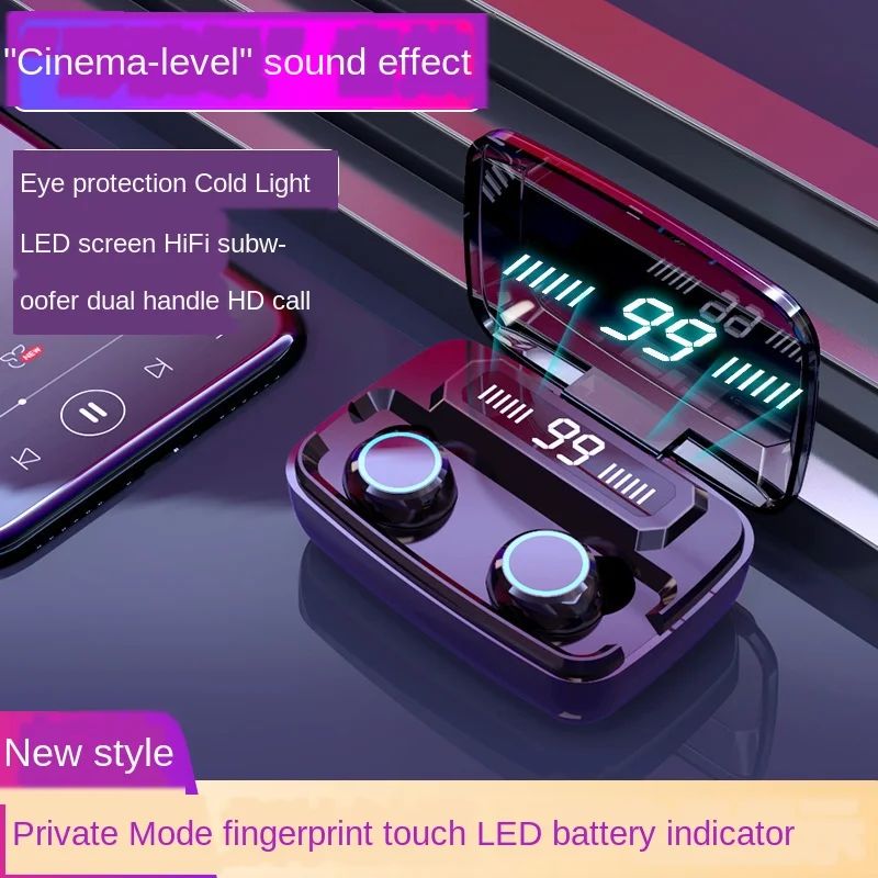 JIANSU Wireless Headphones Bluetooth 5.0 Earphone TWS HIFI Mini In-ear Sports Running Headset Support iOS/Android Phones
JIANSU Wireless Headphones Bluetooth 5.0 Earphone TWS HIFI Mini In-ear Sports Running Headset Support iOS/Android Phones
