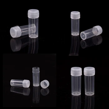 40pcs 5ml Plastic Test Tubes Bottles Sample Containers Vials Powder Craft With Screw Caps Refillable Bottles
40pcs 5ml Plastic Test Tubes Bottles Sample Containers Vials Powder Craft With Screw Caps Refillable Bottles