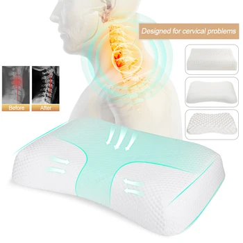 Urijk Natural Latex Pillow Massage Pillows For Sleeping Neck Pain Relief Cervical Bed Soft Orthopedic Pillow Slow Smooth Feel
Urijk Natural Latex Pillow Massage Pillows For Sleeping Neck Pain Relief Cervical Bed Soft Orthopedic Pillow Slow Smooth Feel