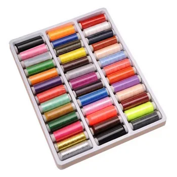 39pcs/set Colorful Polyester Sewing Thread 160-200 Meters/Color Home Sewing Kit for Machine Thread and hand thread
39pcs/set Colorful Polyester Sewing Thread 160-200 Meters/Color Home Sewing Kit for Machine Thread and hand thread
