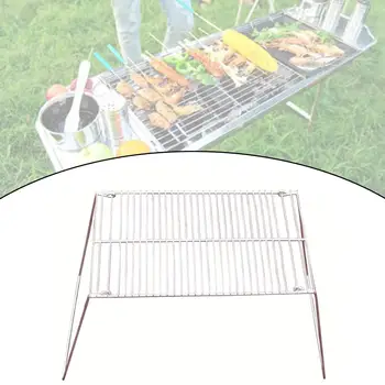 Mini Folding Stove Rack BBQ Grill Pot Stand Stainless Steel Charcoal Barbecue Grill Non-stick Outdoor Camping Picnic Tool
Mini Folding Stove Rack BBQ Grill Pot Stand Stainless Steel Charcoal Barbecue Grill Non-stick Outdoor Camping Picnic Tool