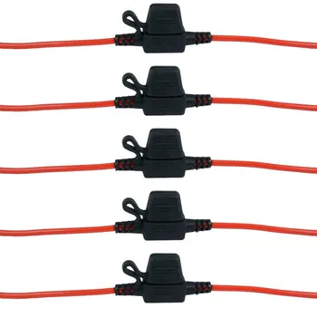 5 x In-line Mini Blade Fuse Holder Splash Proof for 12V 20A Fuses Car
5 x In-line Mini Blade Fuse Holder Splash Proof for 12V 20A Fuses Car
