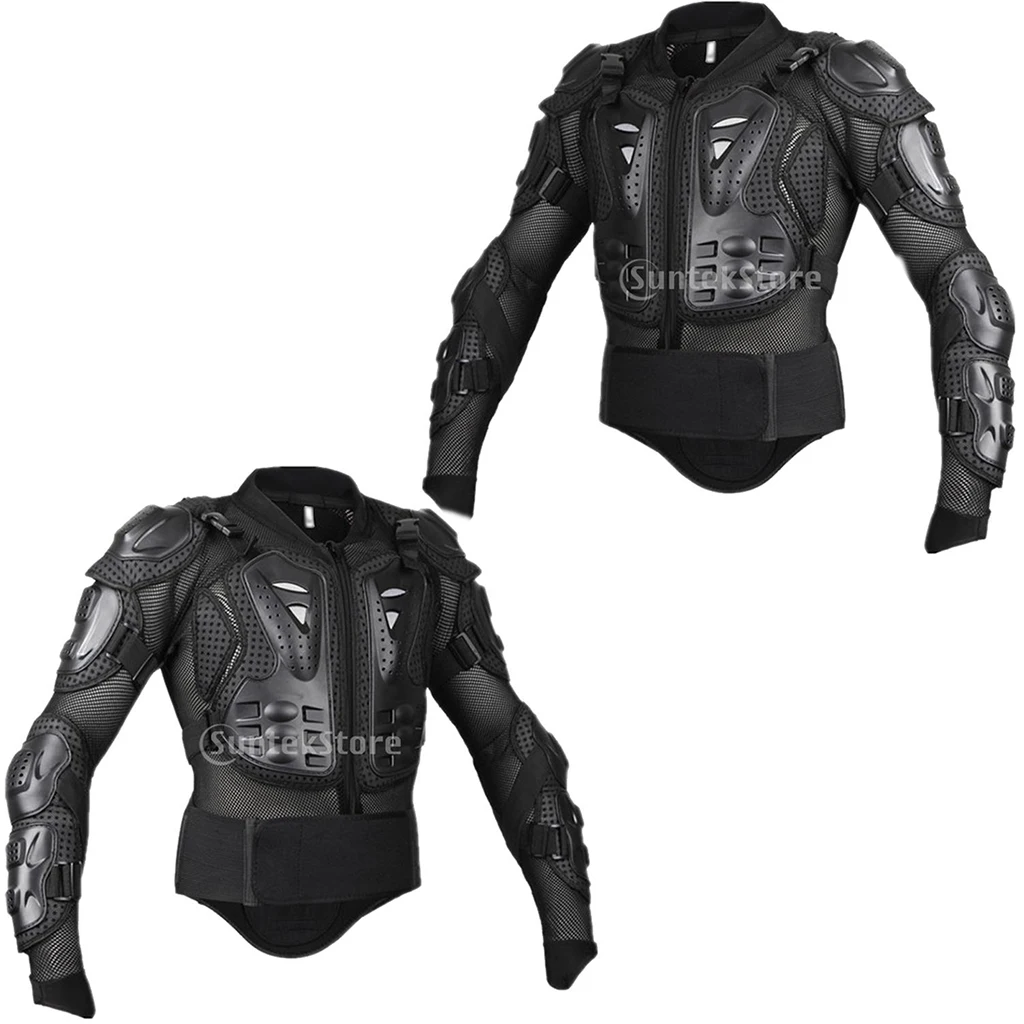 2pcs/Set Motorcycle Protective Jacket Motocross MTB Racing Armor Protector for Motorcycle Bike Riding Skiing Skating 2pcs/Set Motorcycle Protective Jacket Motocross MTB Racing Armor Protector for Motorcycle Bike Riding Skiing Skating