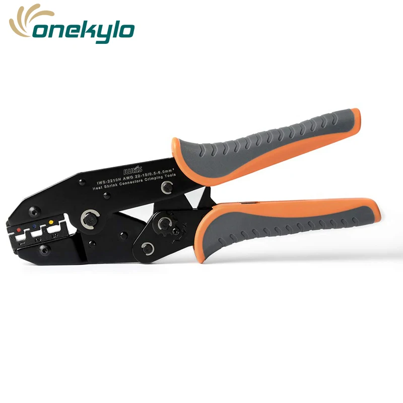 IWS-2210H IWISS mini crimper pliers Ratchet Heat Shrink Connectors Crimping Tools from 0.5-6mm² AWG22-10
IWS-2210H IWISS mini crimper pliers Ratchet Heat Shrink Connectors Crimping Tools from 0.5-6mm² AWG22-10
