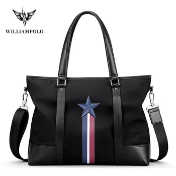 WILLIAMPOLO Bag Unisex Solid Waterproof 14 inch Laptop Breifcase Large capacity Hidden zipper pocket Black
WILLIAMPOLO Bag Unisex Solid Waterproof 14 inch Laptop Breifcase Large capacity Hidden zipper pocket Black