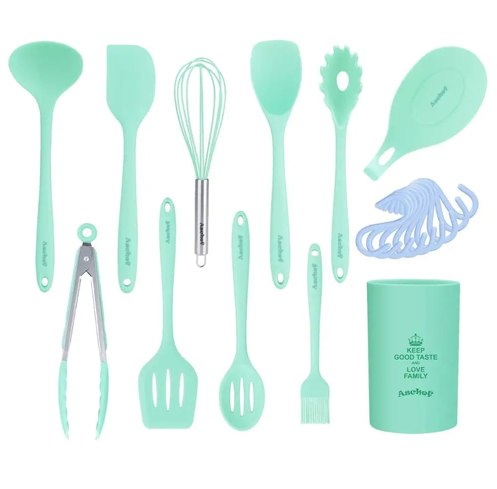 2020 new Silicone Cooking Utensils kit 20 Pcs Kitchen Utensil Set Non-stick Spatulas with Storage Box Kitchen Tools
2020 new Silicone Cooking Utensils kit 20 Pcs Kitchen Utensil Set Non-stick Spatulas with Storage Box Kitchen Tools