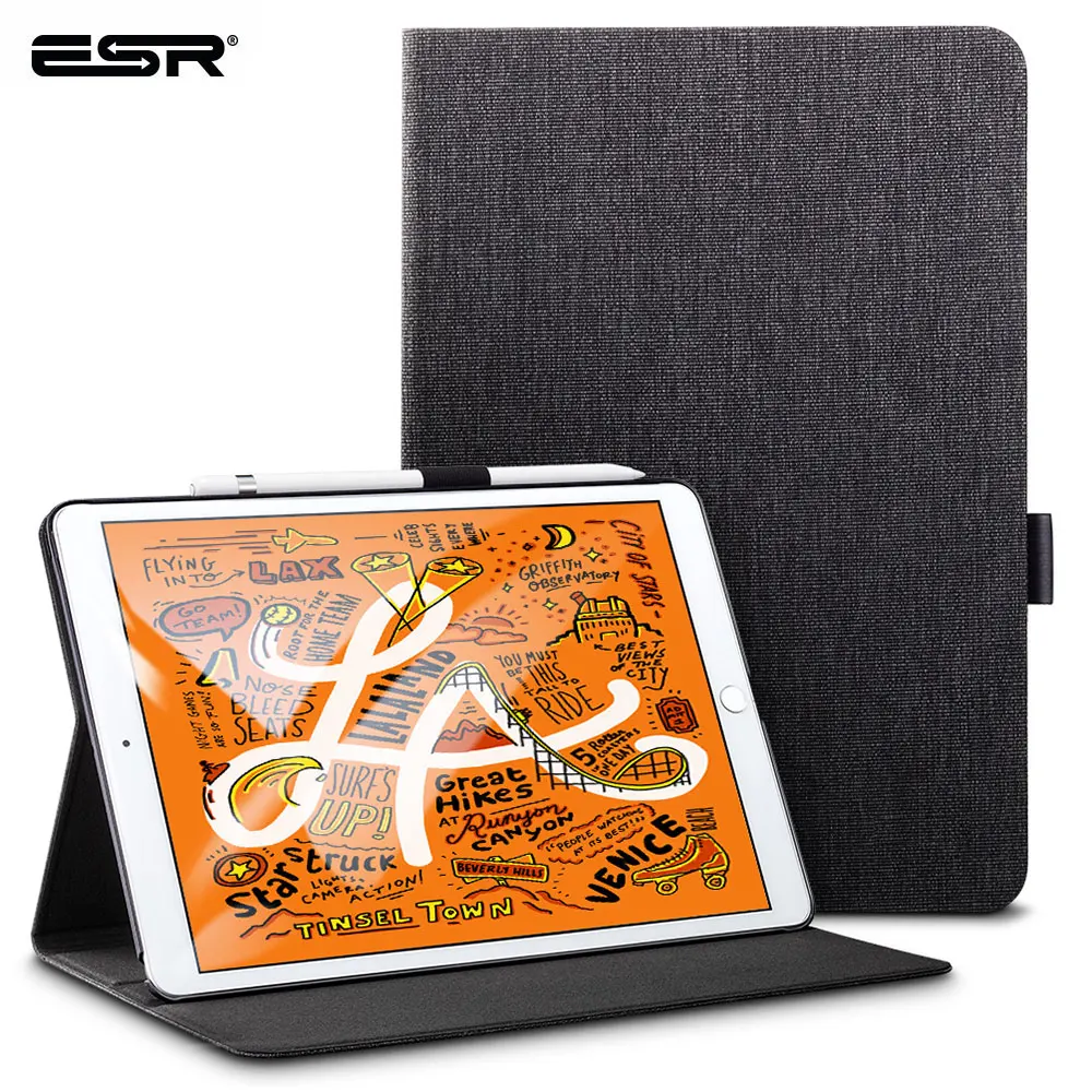 ESR for iPad mini 5 Case Oxford Cloth PU Leather Smart Cover Auto Sleep/Wake Stand Case for iPad mini 5 7.9 2019 Cover Funda
ESR for iPad mini 5 Case Oxford Cloth PU Leather Smart Cover Auto Sleep/Wake Stand Case for iPad mini 5 7.9 2019 Cover Funda