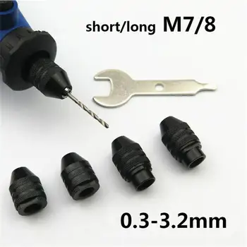 Mini Multi Keyless Drill Chuck M7 M8X0.75 Quick Change Three-Jaw For Rotary Tools Chuck Drill G7X7 
Mini Multi Keyless Drill Chuck M7 M8X0.75 Quick Change Three-Jaw For Rotary Tools Chuck Drill G7X7