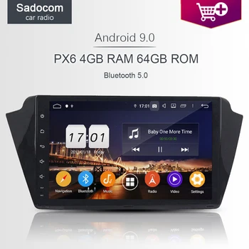 DSP PX6 9" TDA7851 Android 9.0 64GB ROM 4GB RAM Car DVD Player GPS Map RDS autoradio car radio For VW Fabia 2015 2016 2017
DSP PX6 9" TDA7851 Android 9.0 64GB ROM 4GB RAM Car DVD Player GPS Map RDS autoradio car radio For VW Fabia 2015 2016 2017