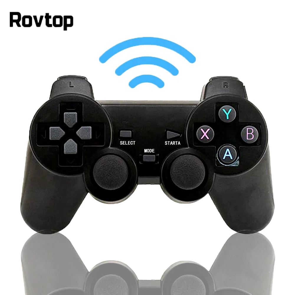 Rovtop 2 4G беспроводной геймпад пк для PS3 TV Box джойстик игровой контроллер пульт