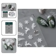 Delicate Acid Resistant Manicure Nail Decals Thin Snowflake Sticker White Elk Decoration Snowflake Nail Decoration
Delicate Acid Resistant Manicure Nail Decals Thin Snowflake Sticker White Elk Decoration Snowflake Nail Decoration