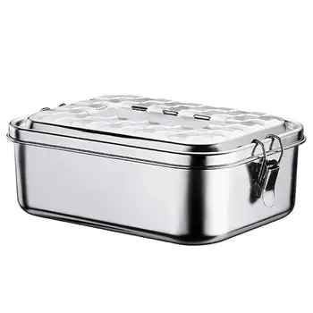 1pc Lunchbox Portable Steel Containers Bento Box Single Storage Rack Kitchen Storage Jar Lunch Box Kitchen Tools(Silver)
1pc Lunchbox Portable Steel Containers Bento Box Single Storage Rack Kitchen Storage Jar Lunch Box Kitchen Tools(Silver)