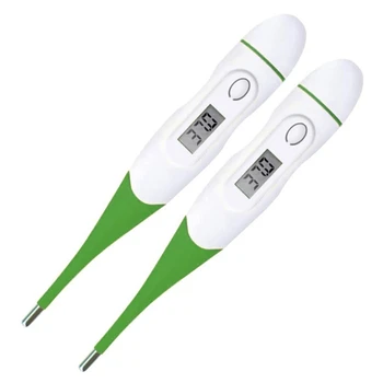 Electronic Thermometer, Household Child Adult Underarm Rectal Oral Fahrenheit Soft Head Thermometer (2 Pack)
Electronic Thermometer, Household Child Adult Underarm Rectal Oral Fahrenheit Soft Head Thermometer (2 Pack)