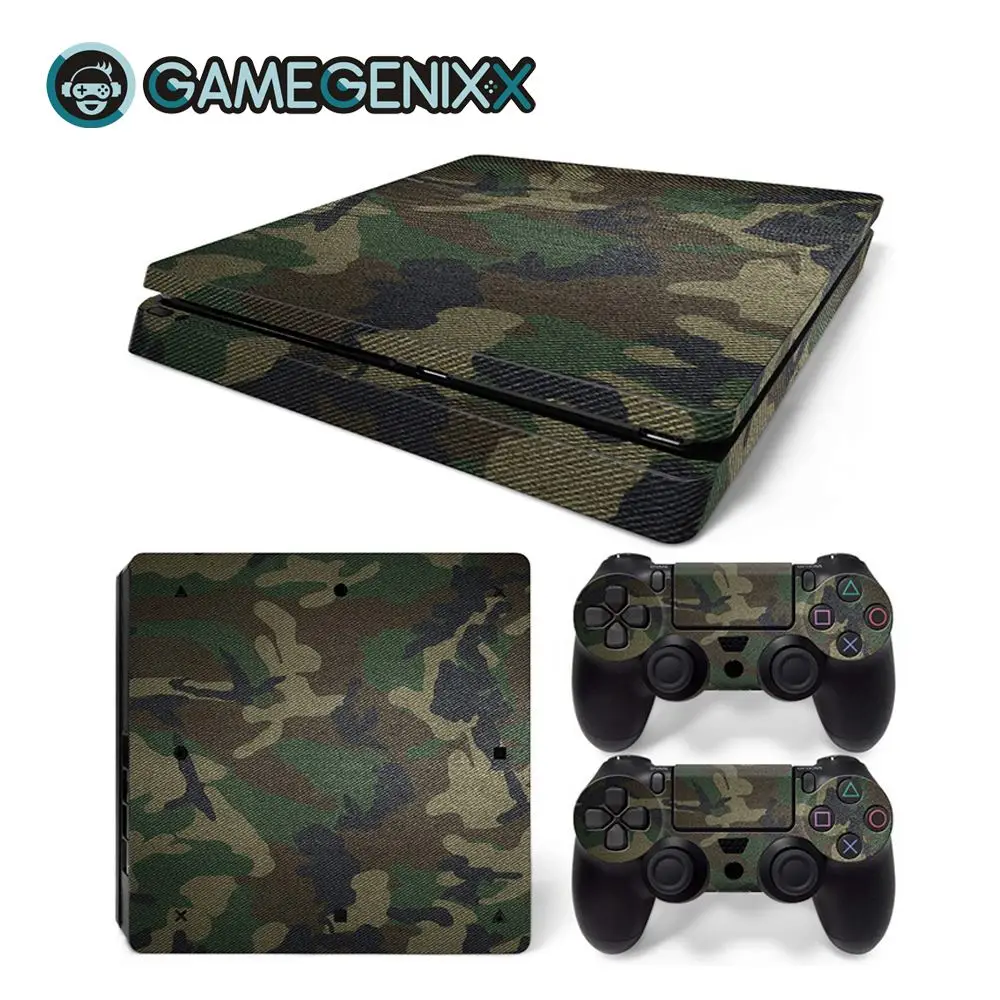 GAMEGENIXX Skin Sticker Vinyl Decal for PS4 Slim Console and 2 Controllers - Camouflage Custom
GAMEGENIXX Skin Sticker Vinyl Decal for PS4 Slim Console and 2 Controllers - Camouflage Custom