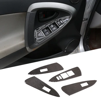 For Toyota RAV4 2006-2012 3D Sticker Soft Carbon Fiber Style Window Lift Switch Buttons Frame Cover Trim Car Styling 4pcs/set
For Toyota RAV4 2006-2012 3D Sticker Soft Carbon Fiber Style Window Lift Switch Buttons Frame Cover Trim Car Styling 4pcs/set