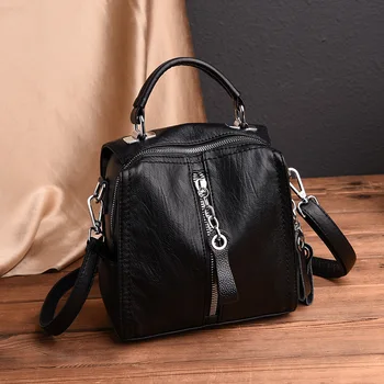 2019 New Real Soft Leather Women's Bag Fashion Student Bag Women's Travel Bag
2019 New Real Soft Leather Women's Bag Fashion Student Bag Women's Travel Bag