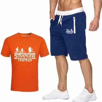 2019 Hot men's summer clothes T-shirt + beach pants suit casual white printing STRANGER THINGS navy beach pants cotton T-shirt
2019 Hot men's summer clothes T-shirt + beach pants suit casual white printing STRANGER THINGS navy beach pants cotton T-shirt