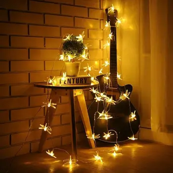 20 LED Fairy String Decorative Lights Solar Dragonfly String Light Wedding Christmas Outdoor Patio Garland Decoration
20 LED Fairy String Decorative Lights Solar Dragonfly String Light Wedding Christmas Outdoor Patio Garland Decoration