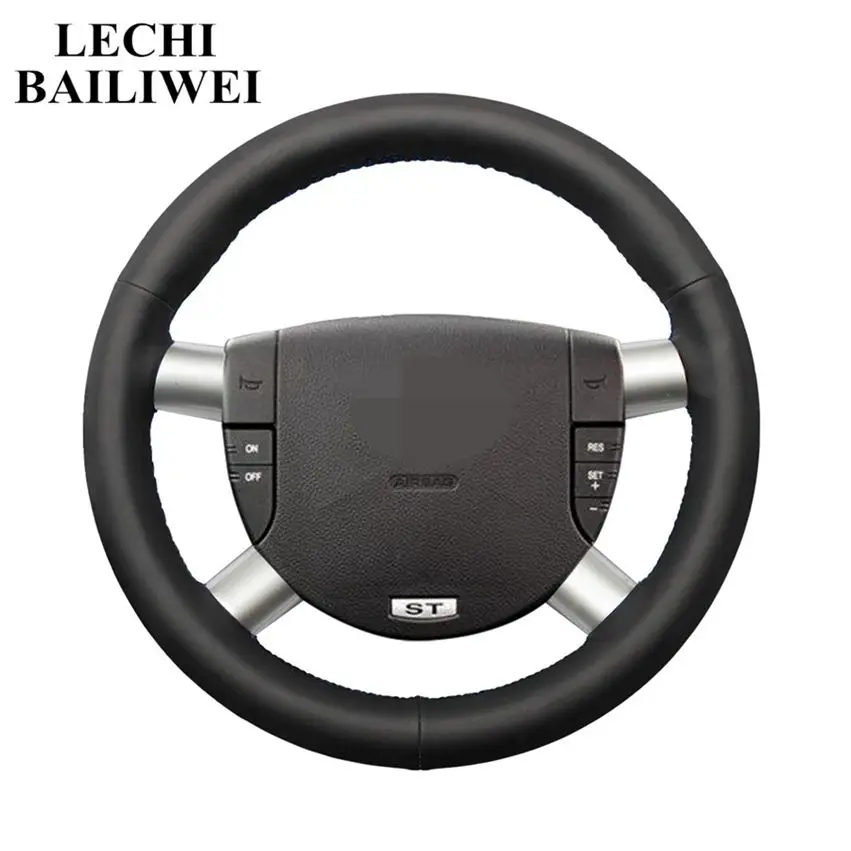 DIY Black Artificial Leather Hand-stitched Car Steering Wheel Cover Wrap for Ford Mondeo Mk3 2002 2003 2004 2005 2006 
DIY Black Artificial Leather Hand-stitched Car Steering Wheel Cover Wrap for Ford Mondeo Mk3 2002 2003 2004 2005 2006