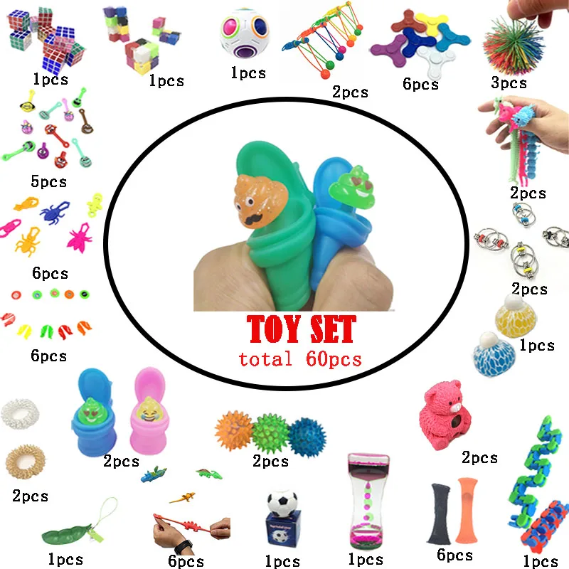 Squeeze Toys Set Combination 60 Pieces Extrusive-Solving Fidget Kids Hot Selling Various Styles Wholesale
Squeeze Toys Set Combination 60 Pieces Extrusive-Solving Fidget Kids Hot Selling Various Styles Wholesale