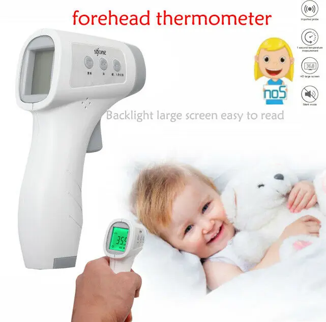 Handheld Infrared Body Thermometer Baby Forehead IR Thermometer Infrared Digital LCD Non-Contact Body Measurement Baby Care
Handheld Infrared Body Thermometer Baby Forehead IR Thermometer Infrared Digital LCD Non-Contact Body Measurement Baby Care