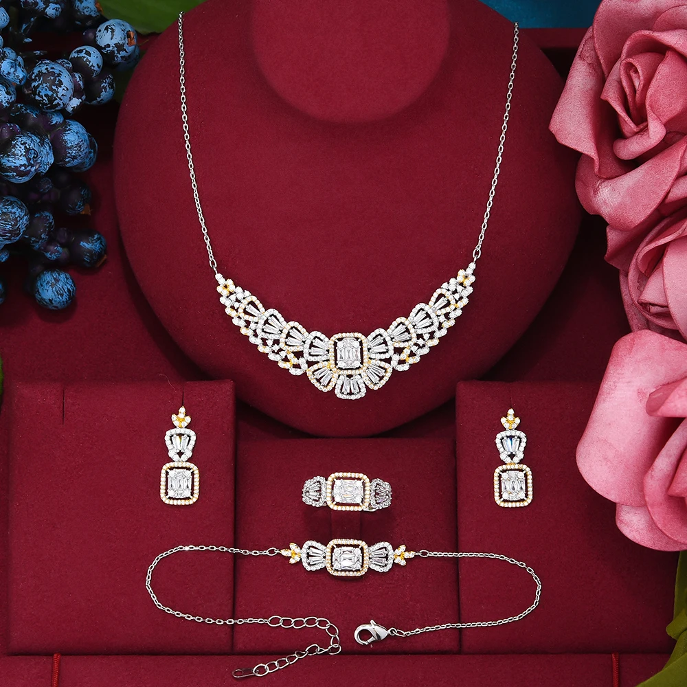 Missvikki High Quality Luxury Princess crown Shiny Angel wings Necklace Earrings Ring Jewelry Set For Women Wedding Party Show 
Missvikki High Quality Luxury Princess crown Shiny Angel wings Necklace Earrings Ring Jewelry Set For Women Wedding Party Show