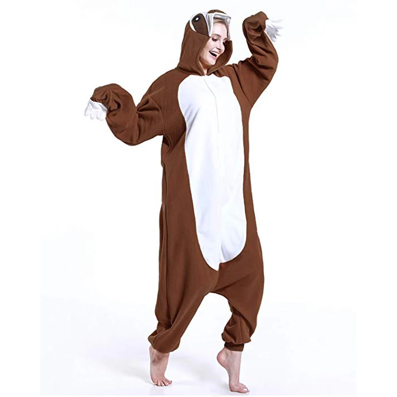 

Sloth Unisex Adult One-Piece Pajamas Cosplay Onesies Cartoon Adult Onepiece Animal Sleepwear Pyjamas Christmas Halloween Costume