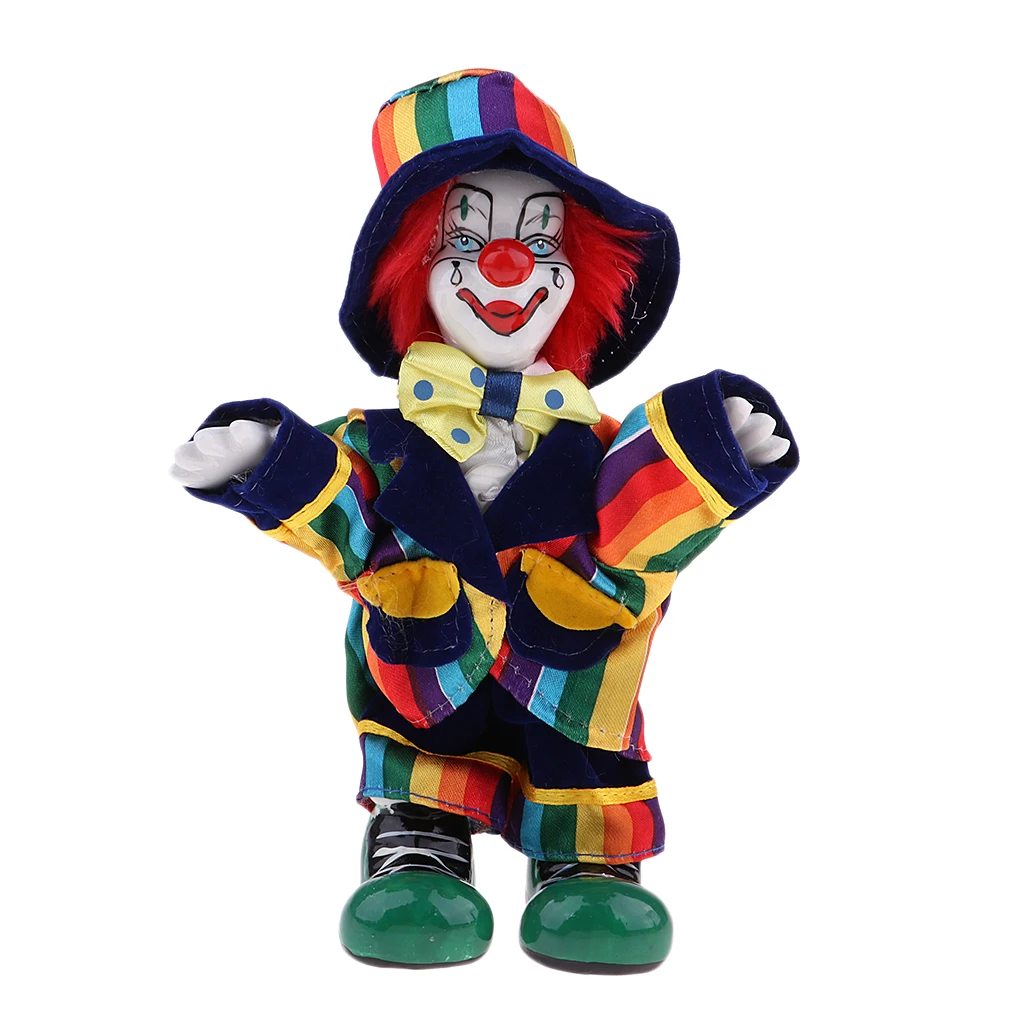 7inch Funny Clown Porcelain Joker Doll, Valentin Gift for Him or Girlfriend Party Decoration Home Table Desk Top Ornaments 7inch Funny Clown Porcelain Joker Doll, Valentin Gift for Him or Girlfriend Party Decoration Home Table Desk Top Ornaments
