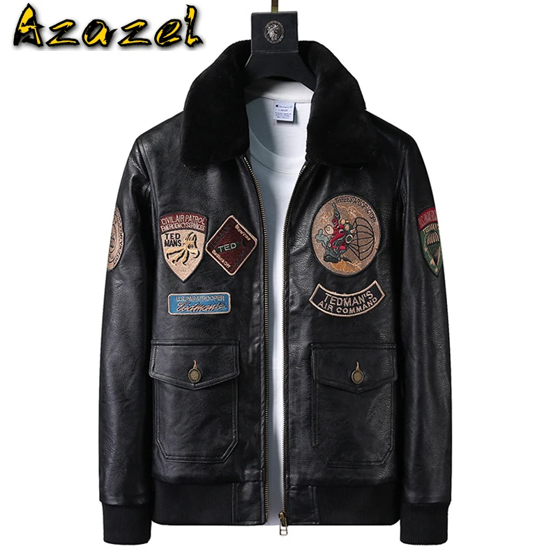 Air Force Mans Faux Fur Coats Black Winter and Autumn Top Outwear Clothing Teenager Youth Mens Overcoats Plus 4XL Korean Style
Air Force Mans Faux Fur Coats Black Winter and Autumn Top Outwear Clothing Teenager Youth Mens Overcoats Plus 4XL Korean Style