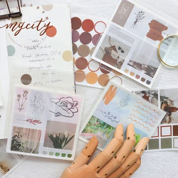 4 pcs/lot Ins Style Collage Simple Adhesive Decoration Sticker Set Diy Label For Journaling Scrapbooking Album Planner Diary
4 pcs/lot Ins Style Collage Simple Adhesive Decoration Sticker Set Diy Label For Journaling Scrapbooking Album Planner Diary
