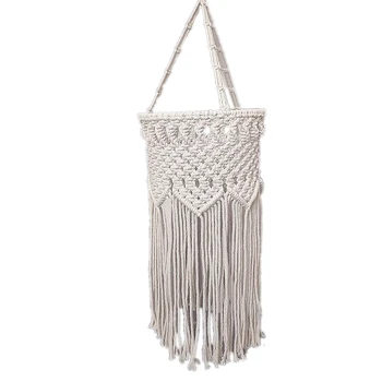 Bohemian Handmade Woven Lampshade Macrame Wall Hanging Lamp Room Coffee Restaurant Decoration Tapestry Lampshade
Bohemian Handmade Woven Lampshade Macrame Wall Hanging Lamp Room Coffee Restaurant Decoration Tapestry Lampshade