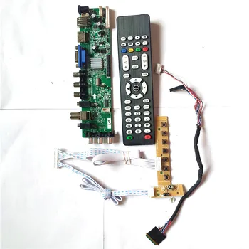 Fit LP156WH2-TLE1/TLEA/TLG1/TLG2/TLH2 40pin LVDS AV HDMI VGA USB DVB upgrade 1366*768 3663 TV digital screen LCD drive board Kit
Fit LP156WH2-TLE1/TLEA/TLG1/TLG2/TLH2 40pin LVDS AV HDMI VGA USB DVB upgrade 1366*768 3663 TV digital screen LCD drive board Kit