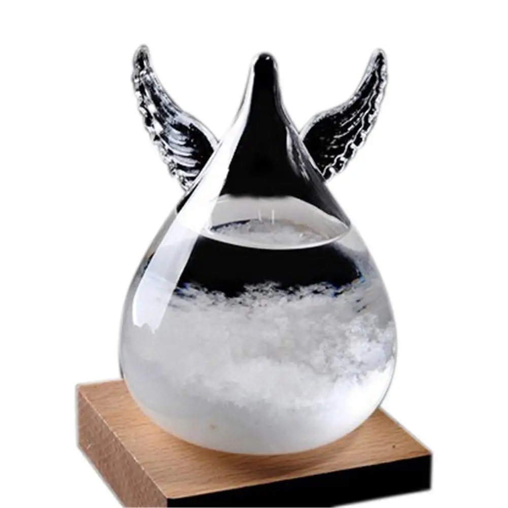 Angel Storm Bottle Glass Weather Predictor Transparent Cute Storm Forecast Barometer With Wooden Base Birthday Wedding
Angel Storm Bottle Glass Weather Predictor Transparent Cute Storm Forecast Barometer With Wooden Base Birthday Wedding