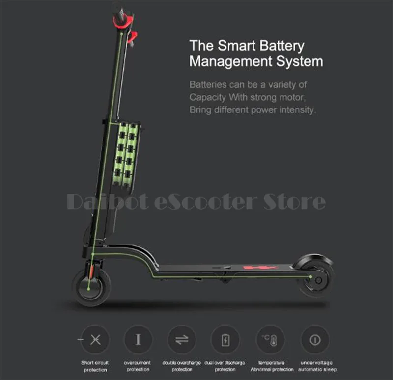 HX X6 Mini Electric Skateboard Two Wheel With Bluetooth Speaker Motor 200W 24V Portable Foldable Electric Bike For Adults (7)